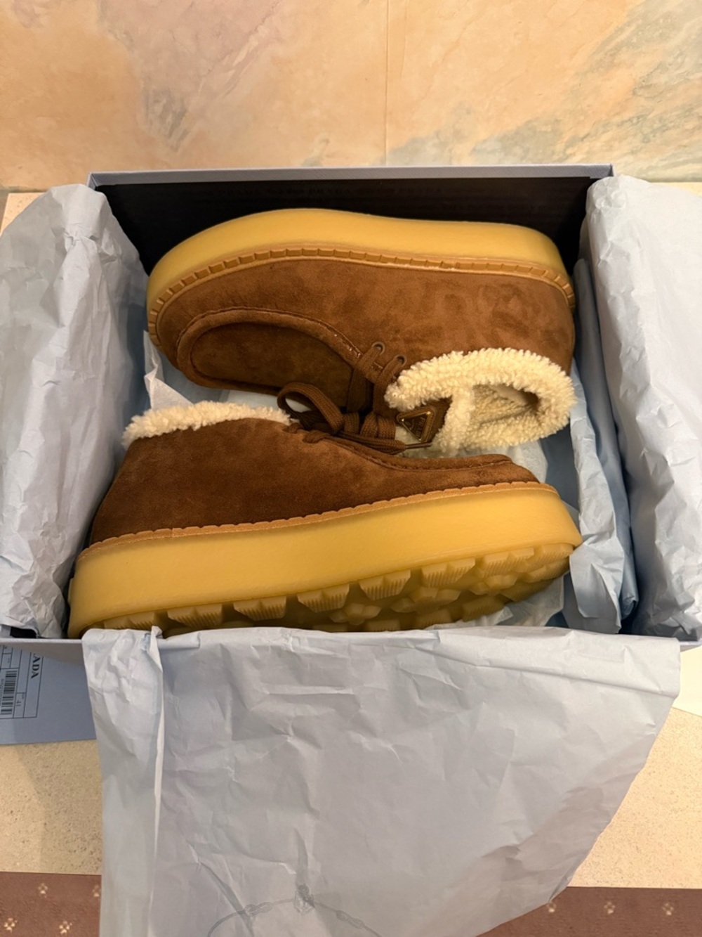 Prada Women’s suede Chukka boots - Picture 8 of 9
